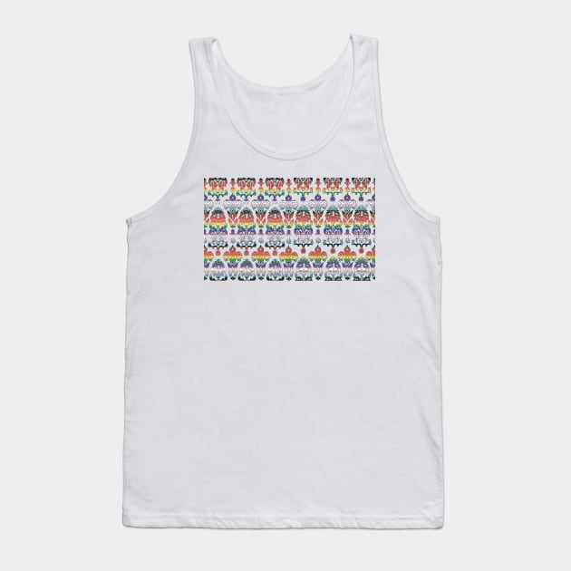 The Sound of Music The Von Trapp Curtain Drapes Pattern Design PRIDE Tank Top by baranskini